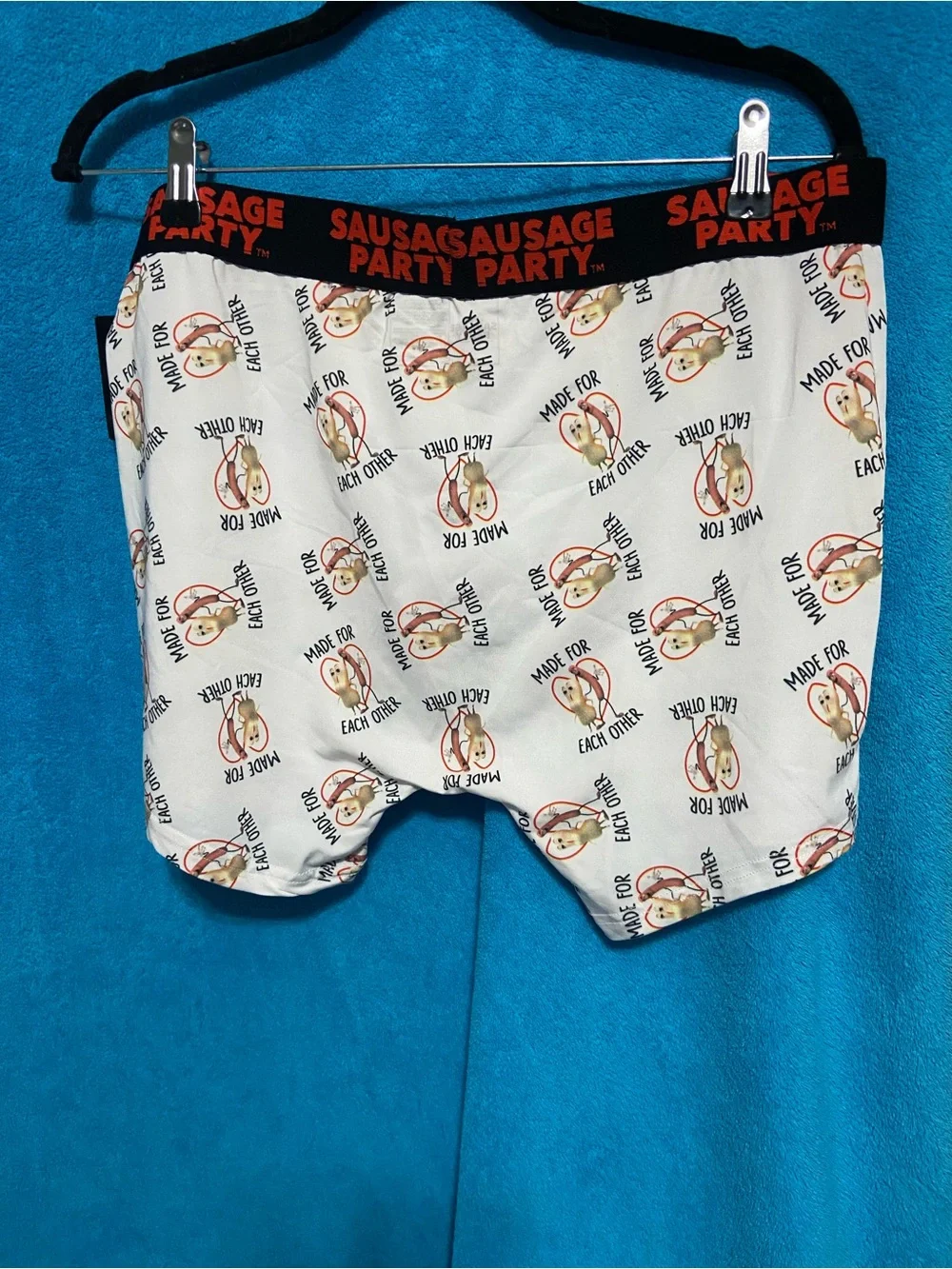 White Sausage Party Boxer Briefs